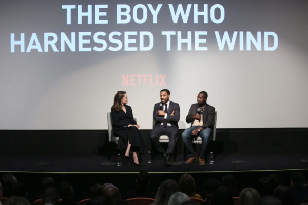 Angelina Jolie Attends Private Screening of “The Boy Who Harnessed The Wind”