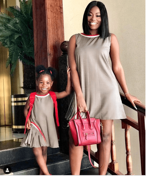 Fashion Twins! Sophia Momodu and Daughter Are Trendy in Matching Outfits