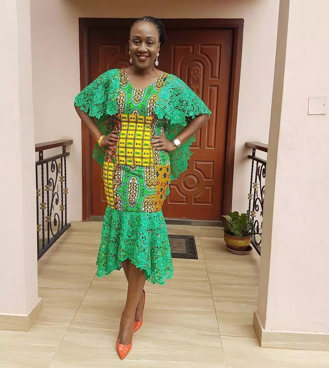 Create Magic with the Ankara and Lace Combo.