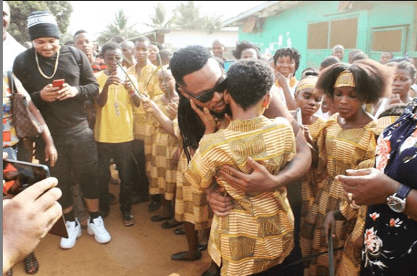 Flavour Opens School for the Blind in Honour of Semah