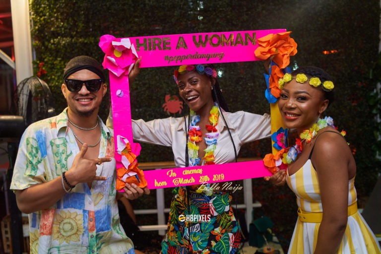 Photos: Chinneylove Eze’s Movie “Hire A Woman” Pre-release Party was Lit!