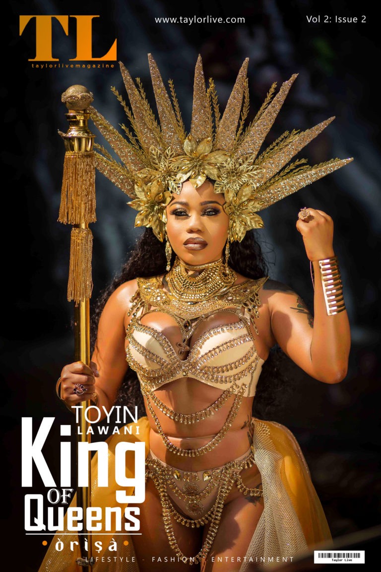 Toyin Lawani is on the cover of Taylor Live Magazine for her 37th Birthday