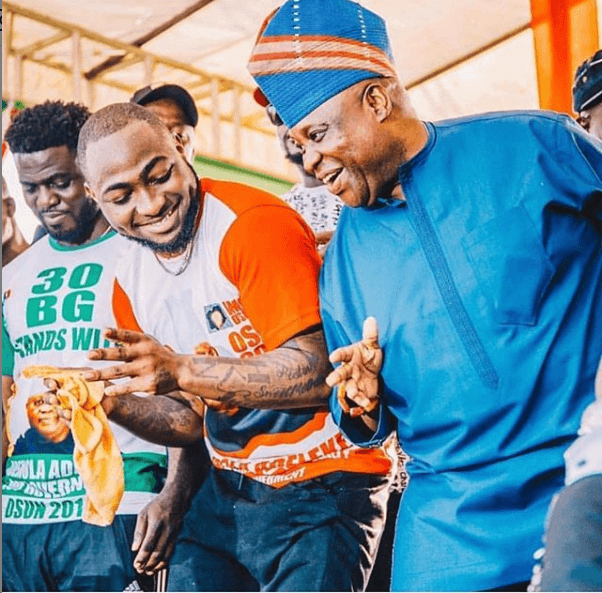 Davido Celebrates Senator Ademola Adeleke’s Victory