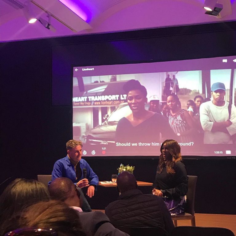 Genevieve Nnaji holds private screening for “Lionheart” in London