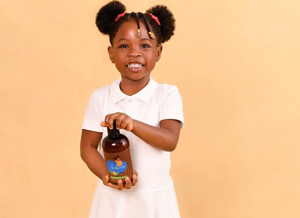 Davido’s 4-Year-Old Daughter  Imade Adeleke Launches Beauty Product