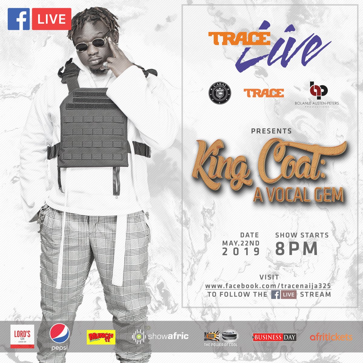 Don’t Miss Wande Coal’s Live Musical Performance by Lord’s Dry Gin
