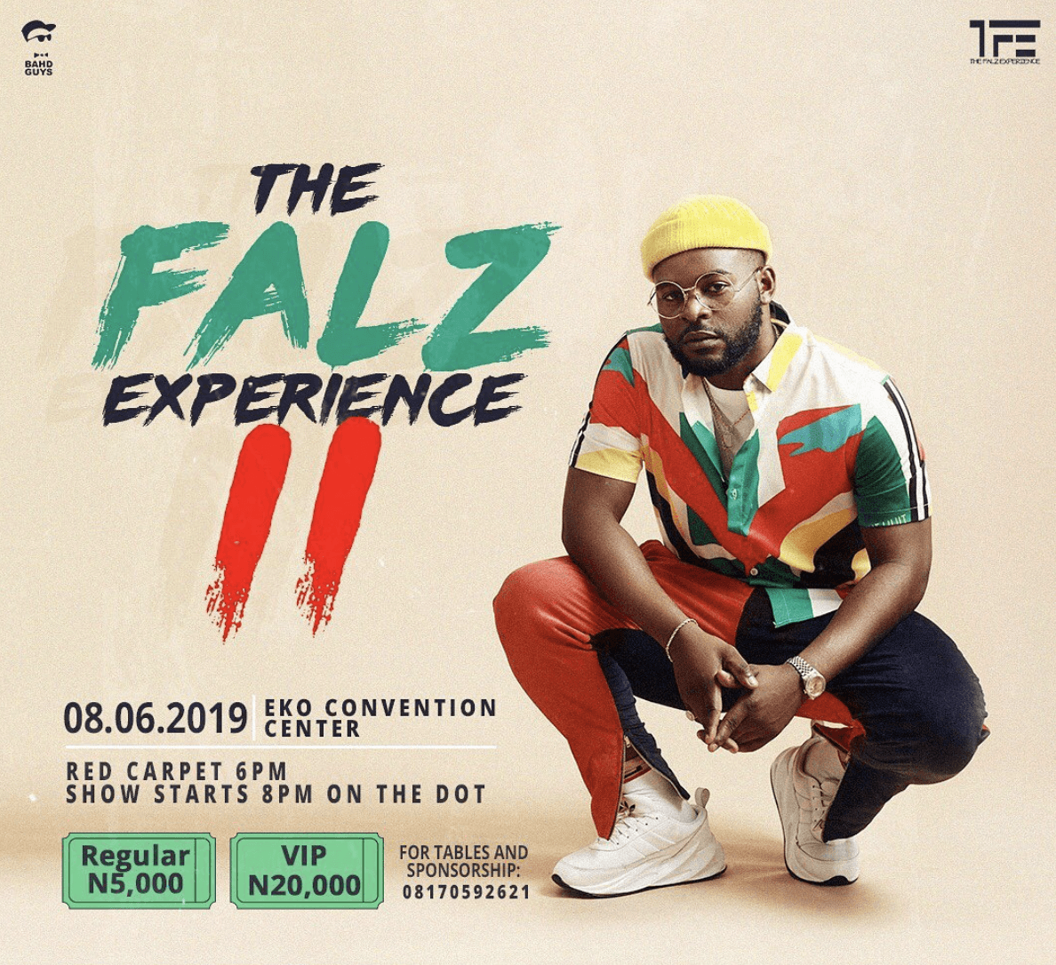 Falz announces “The Falz Experience 2”
