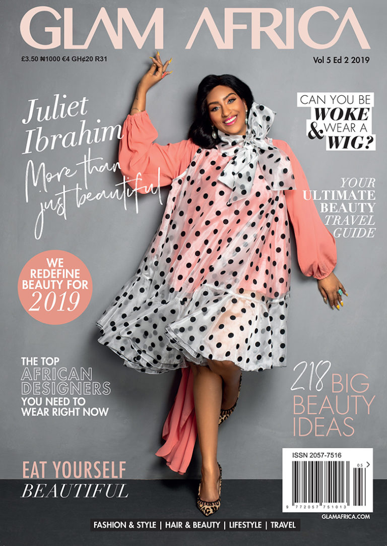 Juliet Ibrahim Is The Cover Girl On Glam Africa Magazine’s Big Beauty Issue