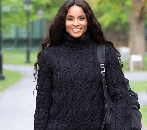 Ciara Celebrates First Day at Harvard Business School