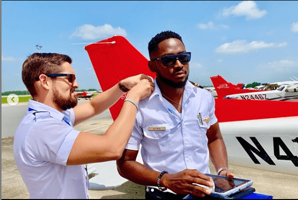 #BBNaija Winner, Miracle Bags Certification From United States Aviation School