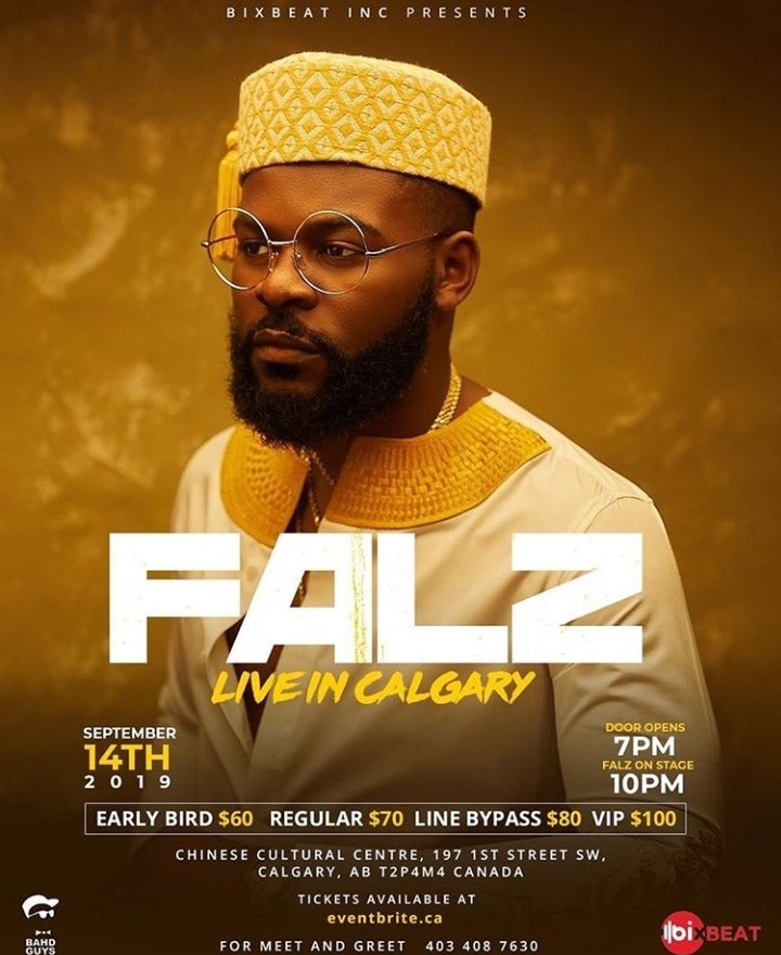 Falz TheBahdGuy To Hold Concert In Canada On September 14 #FalzLiveInCalgary