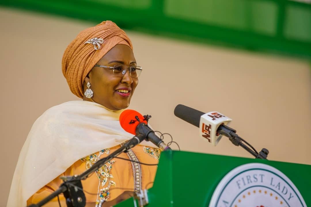 Aisha Buhari Reacts To Biodun Fatoyinbo’s Rape Case