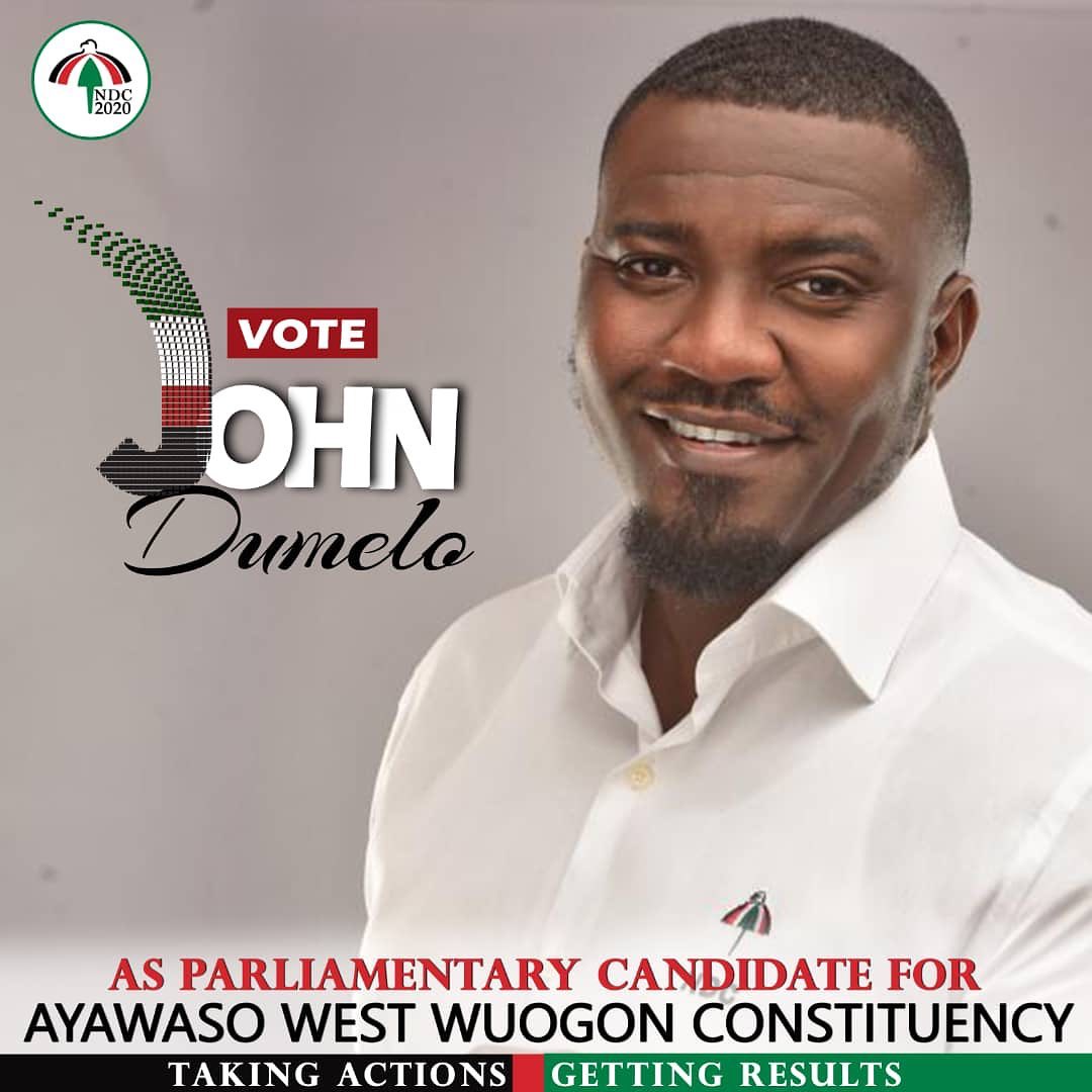 Ghanaian Actor John Dumelo Announces Intention To Run For Office