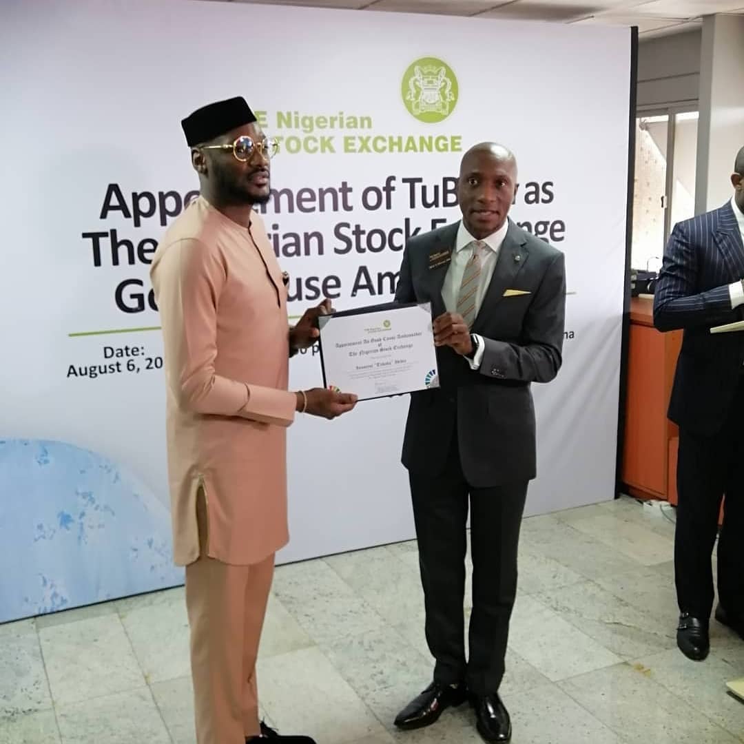 Nigerian Stock Exchange Names 2Baba Its First Ever “Good Cause Ambassador”
