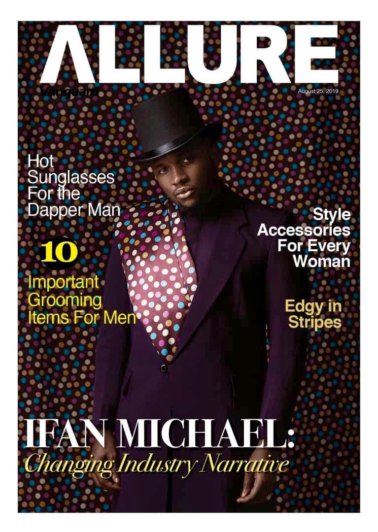 Ifan Micheal Covers Latest Issue Of Vanguard Allure