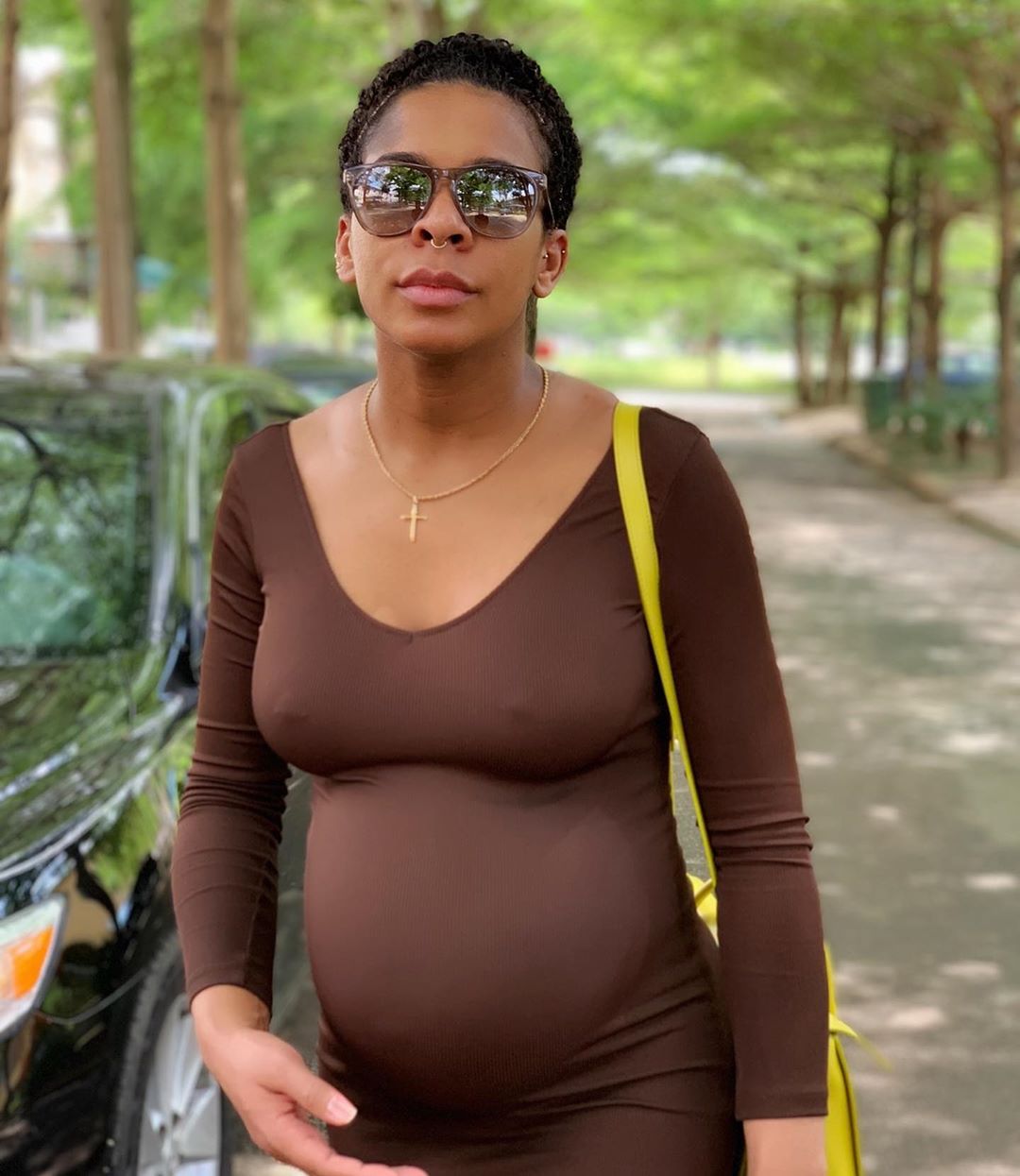 Former #BBNaija Housemate, TBoss Confirms Pregnancy With Photos