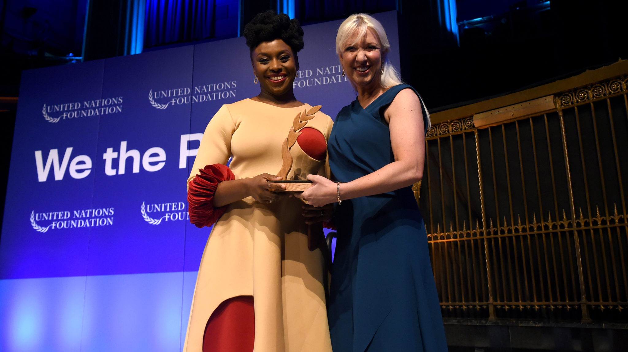 Chimamanda Adichie Awarded at UN Global Leadership Ceremony