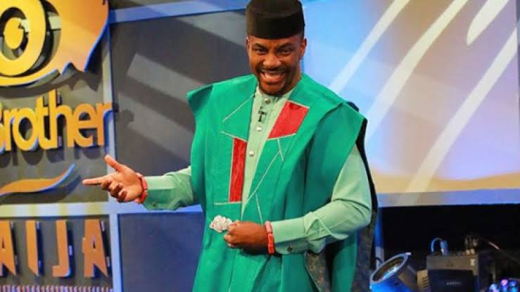 Ebuka Redefines Agbada Fashion At Toolz’s Dad’s Burial