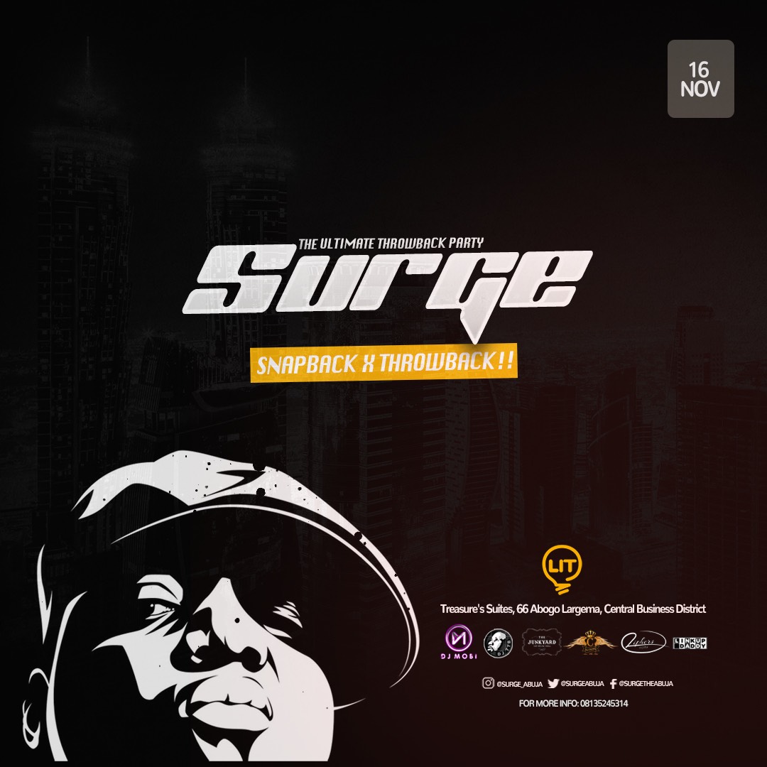 #Throwback to the 90s at the Biggest Old School Party in Abuja, ‘Surge’