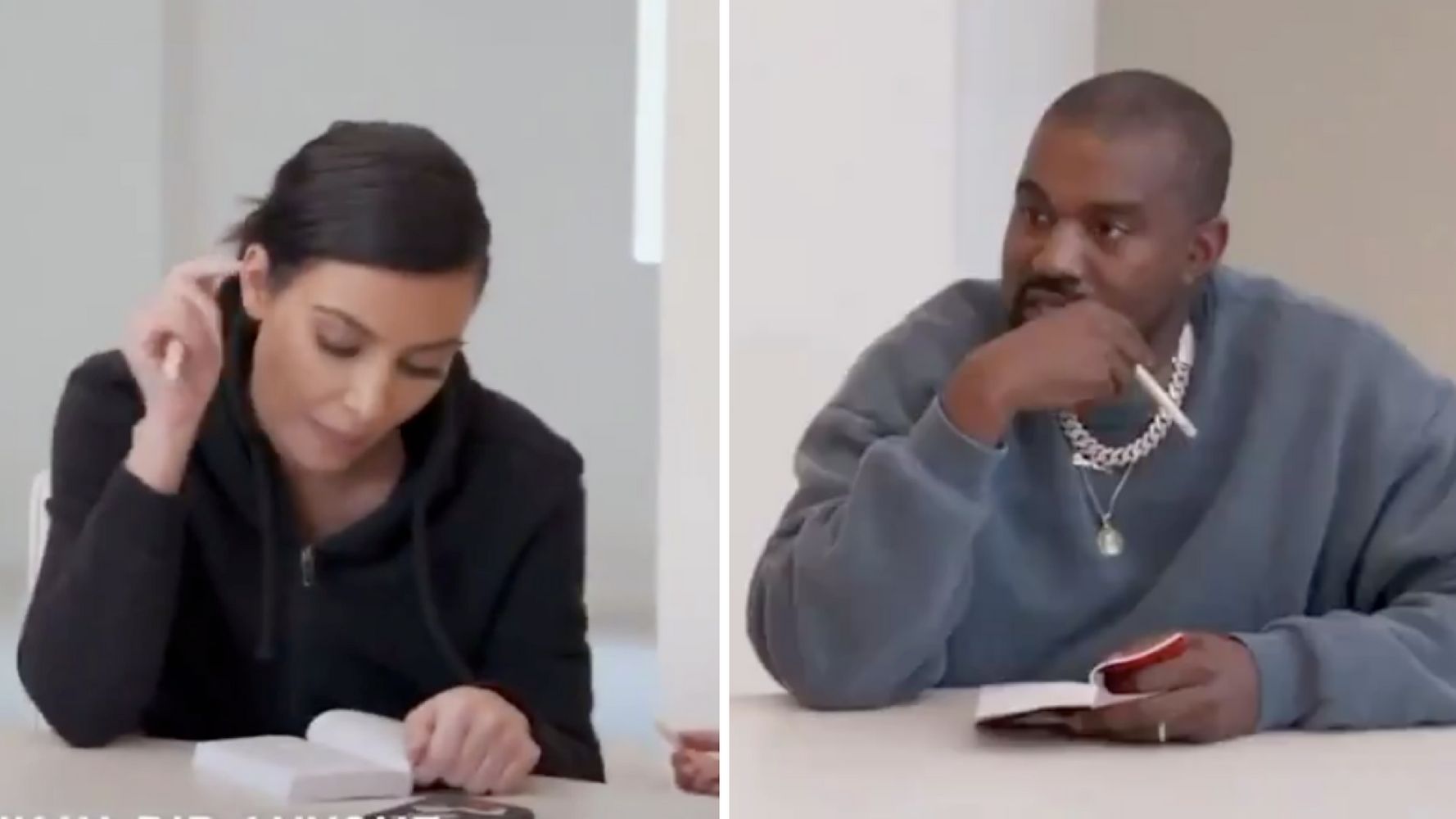 Kanye West Introduces New Dictionary Game on KUWTK