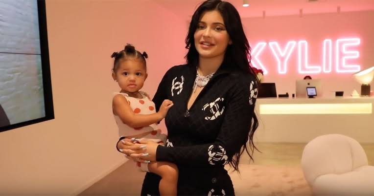 Kylie Jenner And Daughter Slay in Matching Emerald Outfits