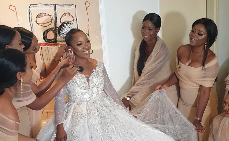 Sandra Ikeji Breaks World Record for Longest Bridal Train