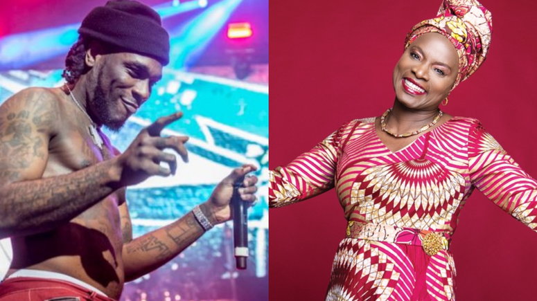 Burna Boy Congratulates Angelique Kidjo on Grammy Win