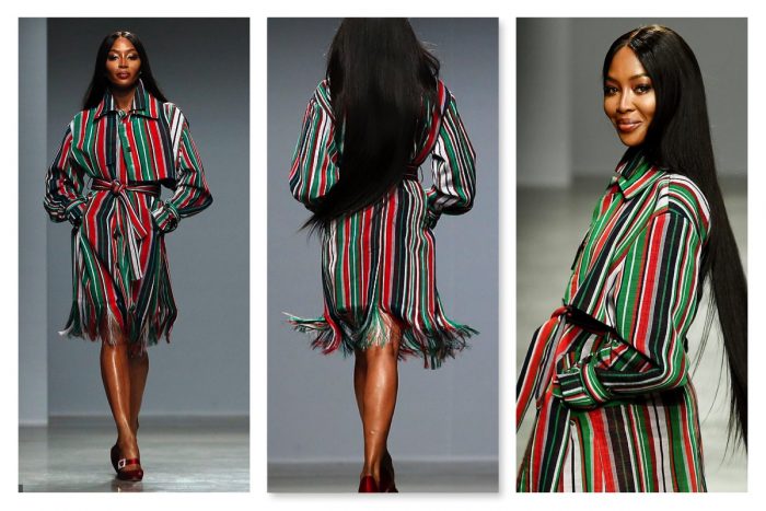 Naomi Campbell Rocks Nigeria’s Kenneth Ize’s Outfit at Paris Fashion Week
