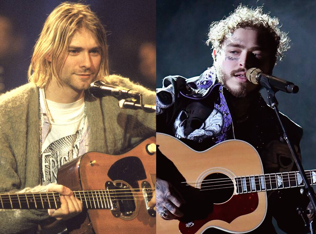 Post Malone Pays Tribute to Kurt Cobain in Livestream Concert
