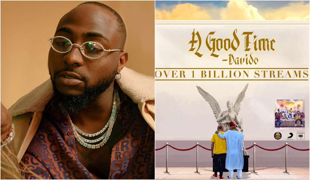 Davido’s ‘A Good Time’ Reaches 1 Billion Streams on All Platforms
