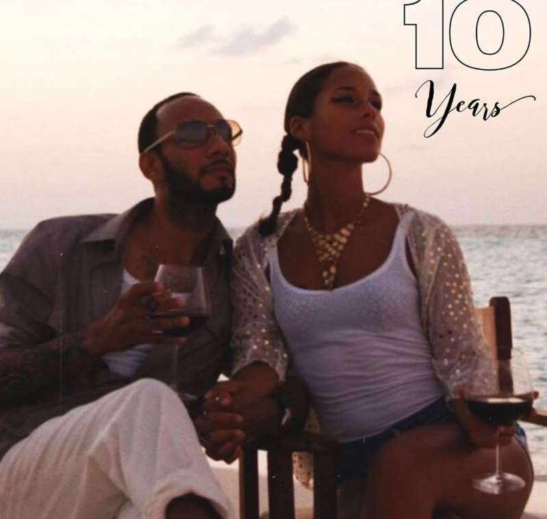 Alicia Keys and Swizz Beatz Celebrate 10th Wedding Anniversary