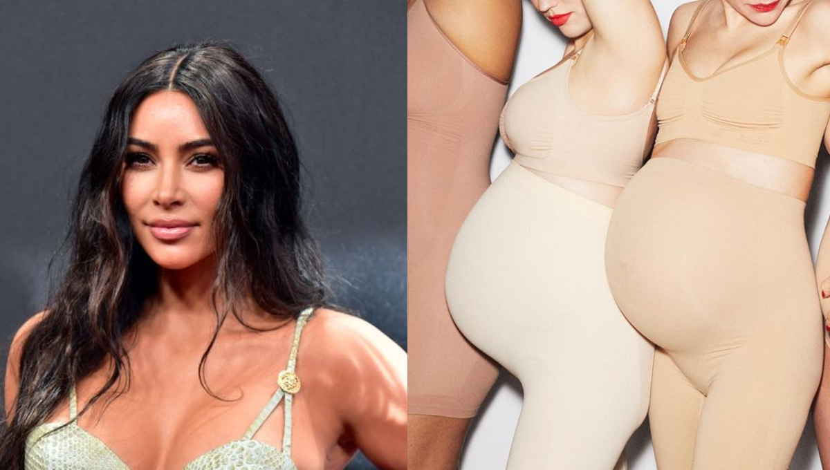 Kim Kardashian Responds to Backlash to Skims Maternity Line