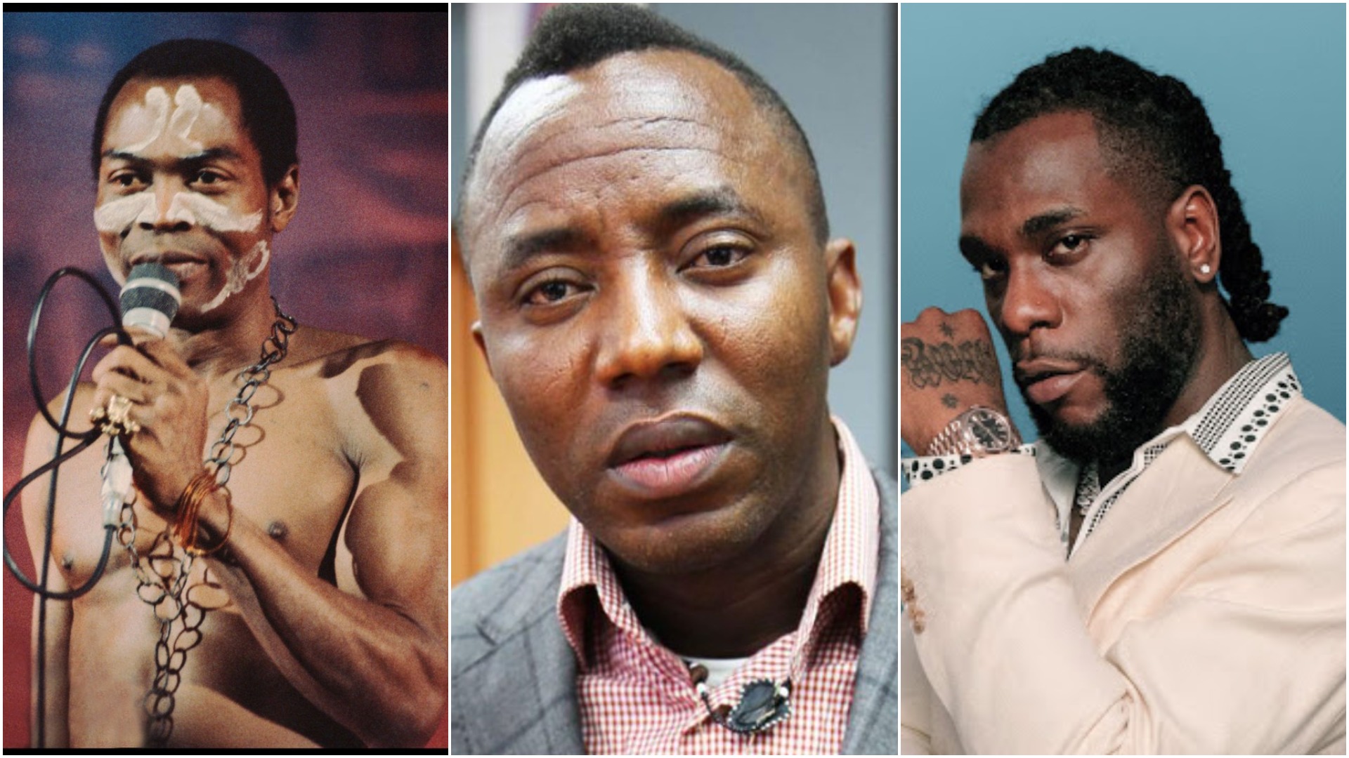 Burna Boy and Sowore’s Clash Triggers Fela Debate