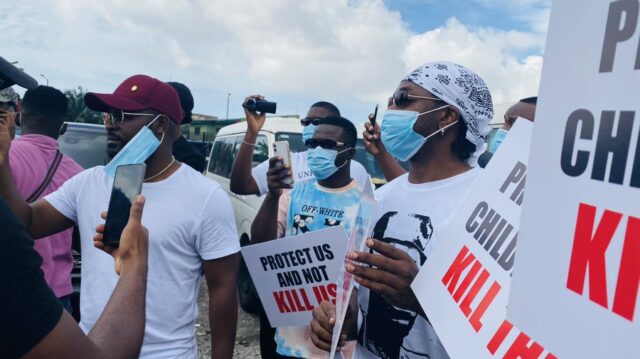 #EndSARS: Falz, Runtown Lead Protest against Police Brutality