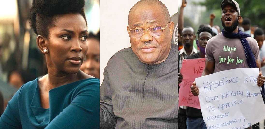 Genevieve Blasts Rivers Governor for Banning #EndSARS Protest