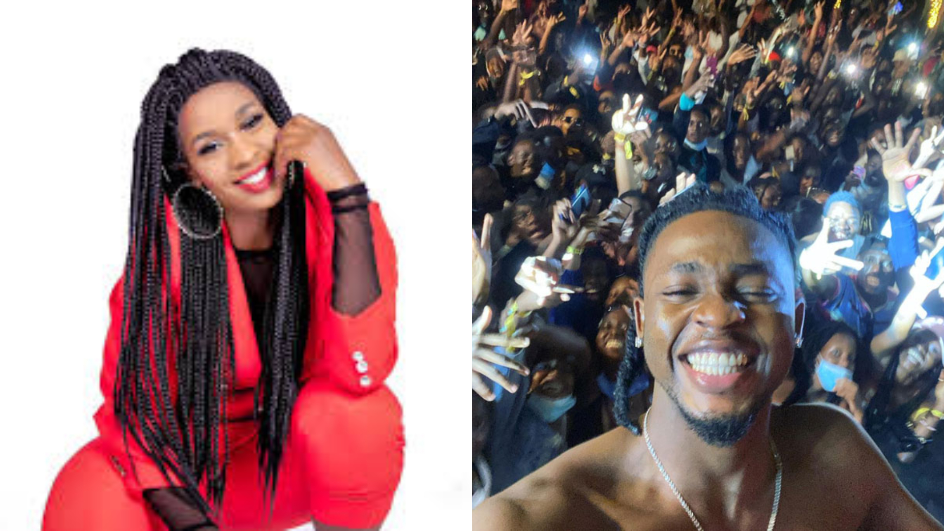 Ugandan Artiste Cindy Sanyu Drags Omah Lay over Concert