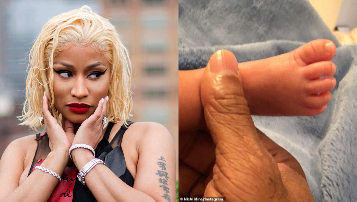 ‘I was in labour all night’ – Nicki Minaj Details Birth Story