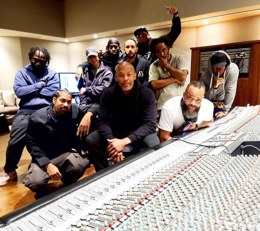 Dr. Dre Returns to the Studio after Brain Aneurysm