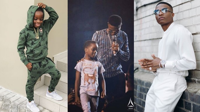 Wizkid’s Son, Boluwatife Shows Off Rapping Skills