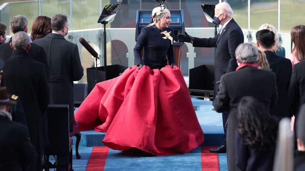 Lady Gaga Wears Statement Outfit for President’s Inauguration
