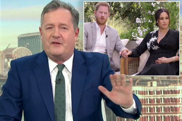 Piers Morgan Reacts to Prince Harry and Megan Markle’s Racism Claim