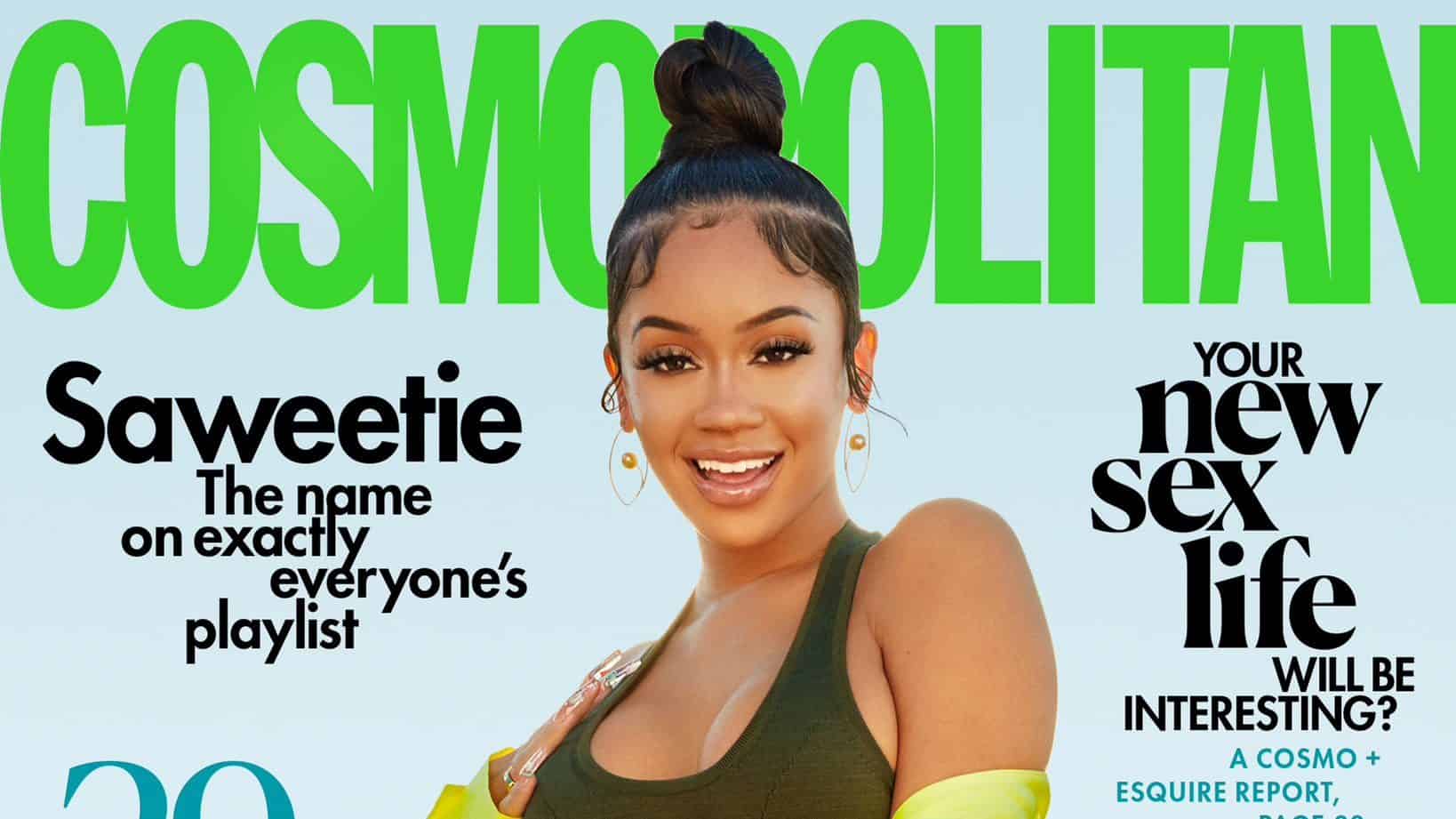 Saweetie Makes Cover of Cosmopolitan Magazine