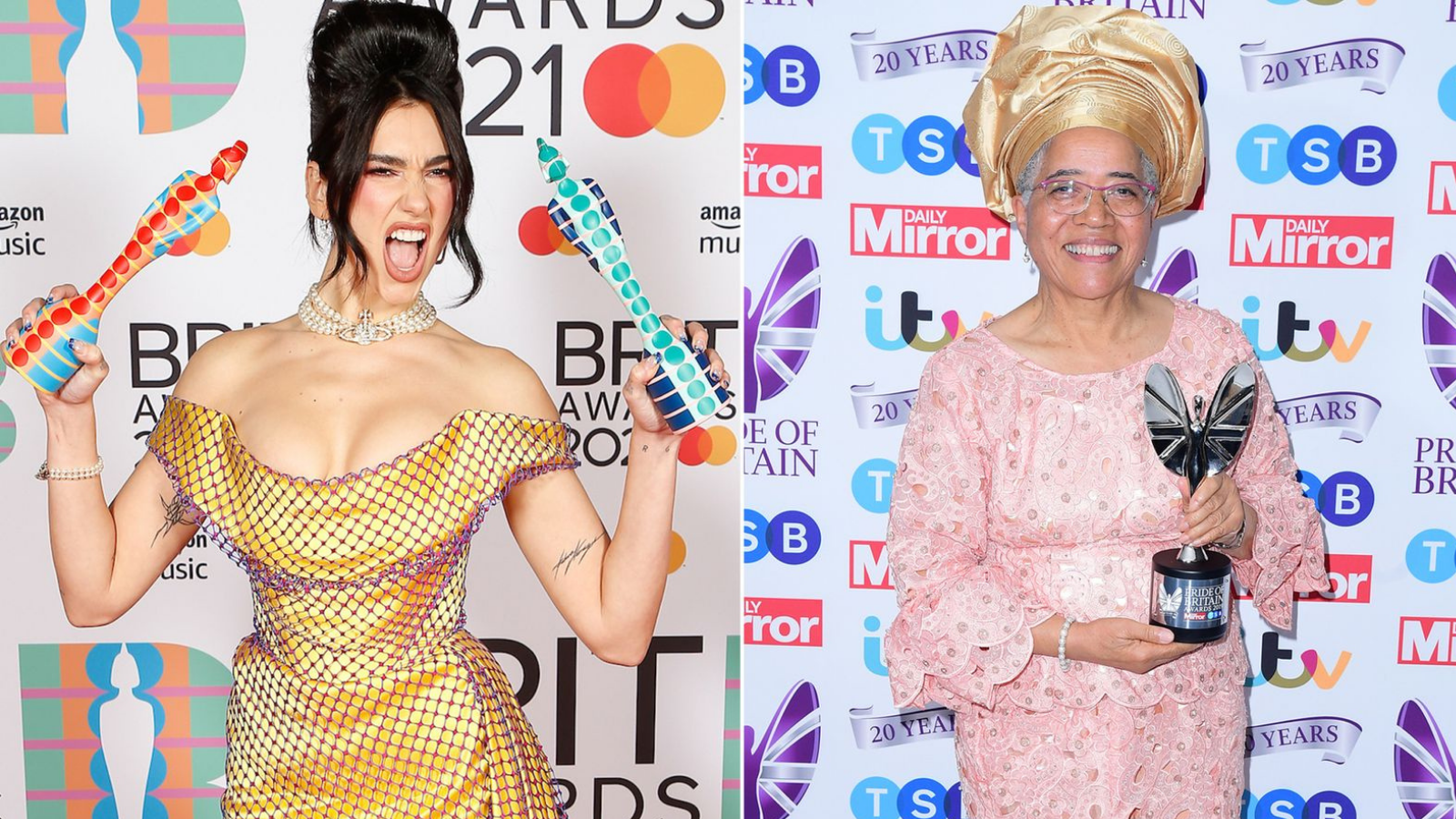 Dua Lipa honours British-Nigerian Dame Elizabeth Anionwu at Brit Awards