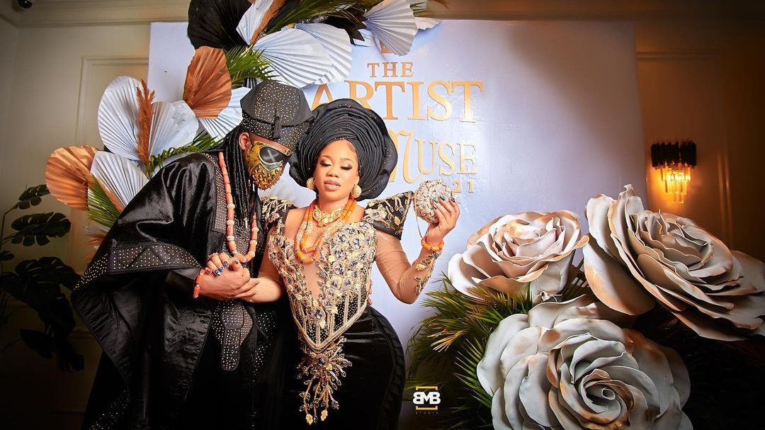 Everything that happened at Toyin Lawani’s extravagant black-themed wedding