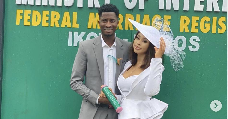 Actress Yetunde Barnabas Weds Super Eagles Star, Peter Olayinka