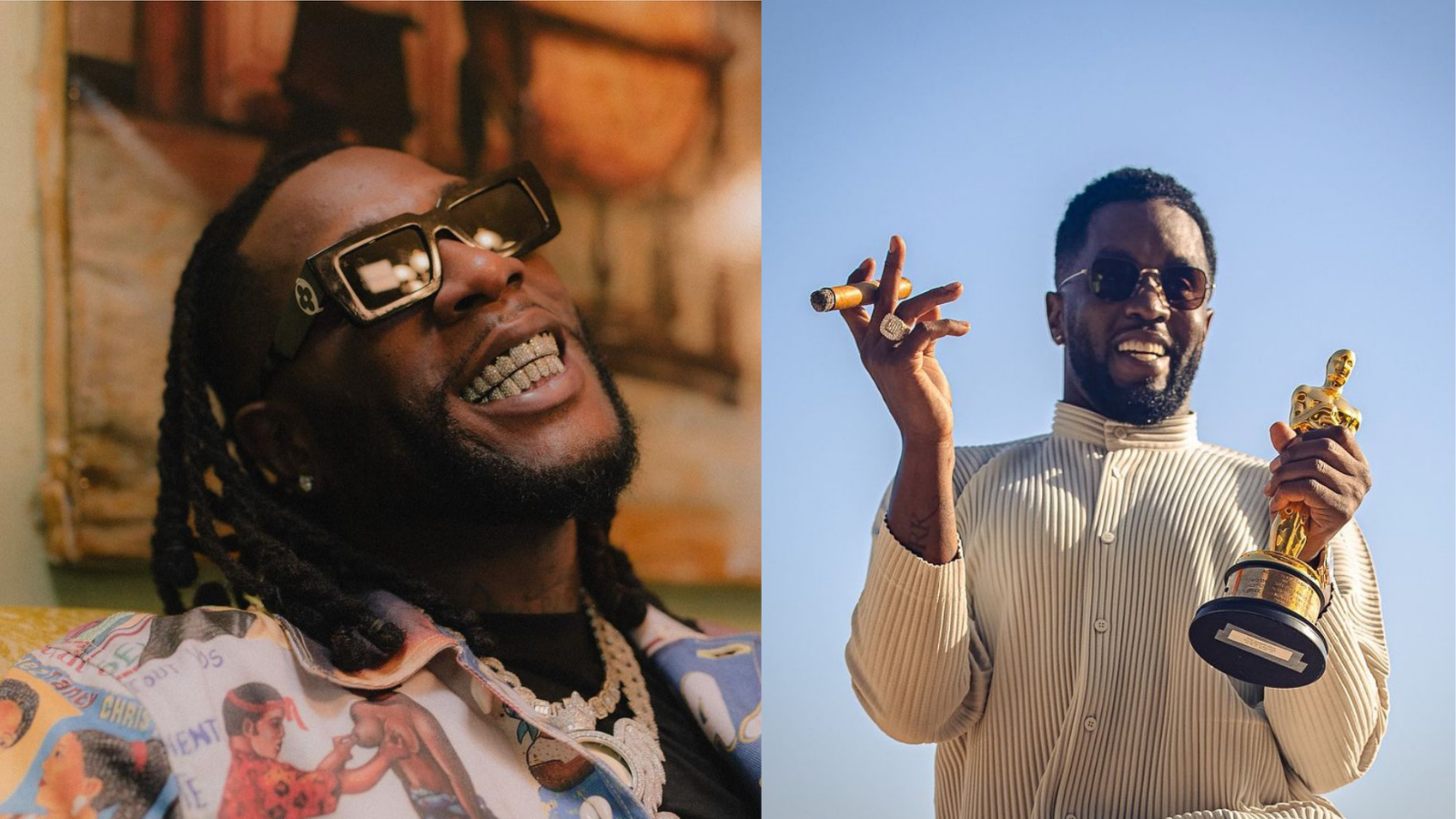 Burna Boy reunites with Diddy after Grammy win