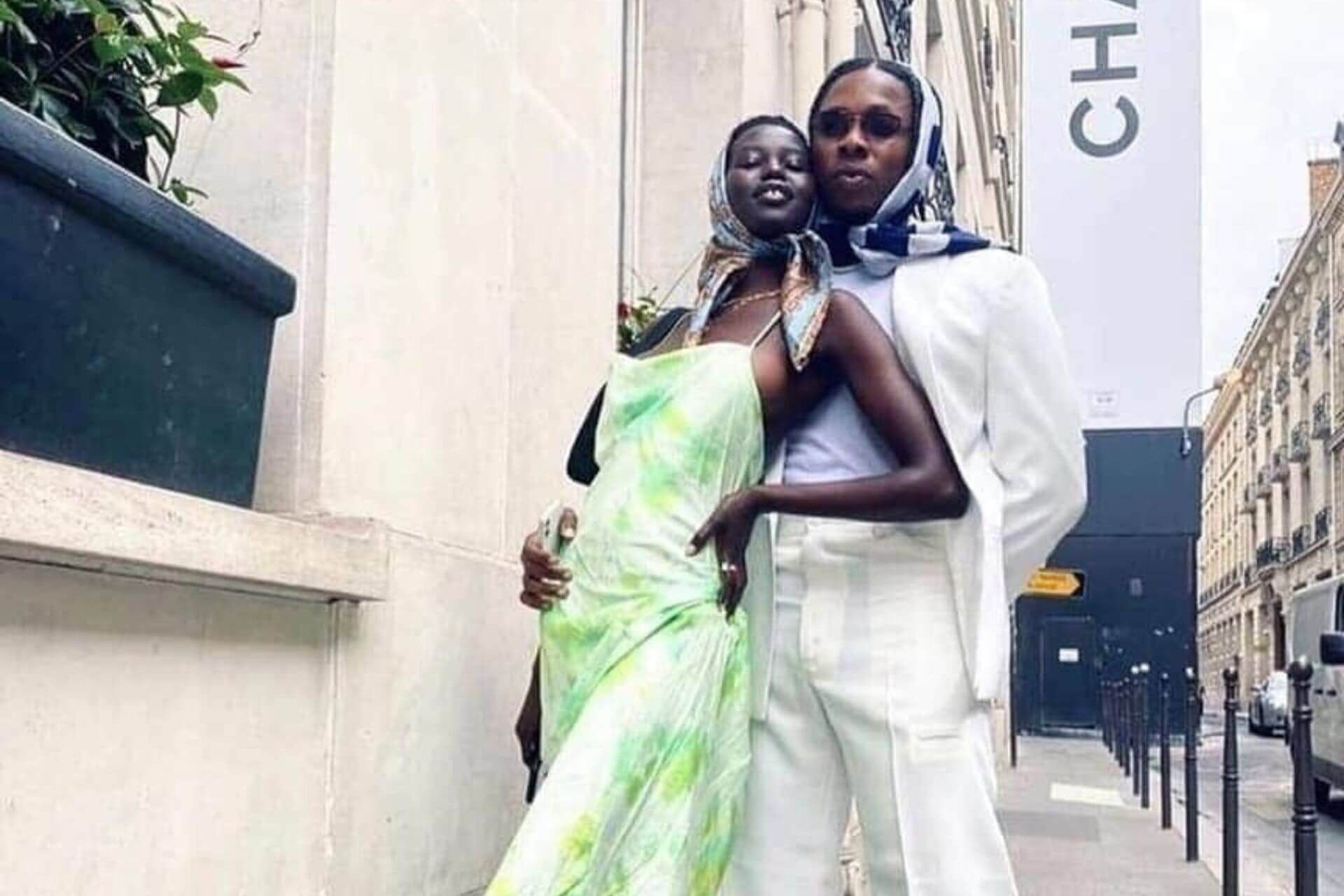 Is it over between Runtown and Adut Akech?