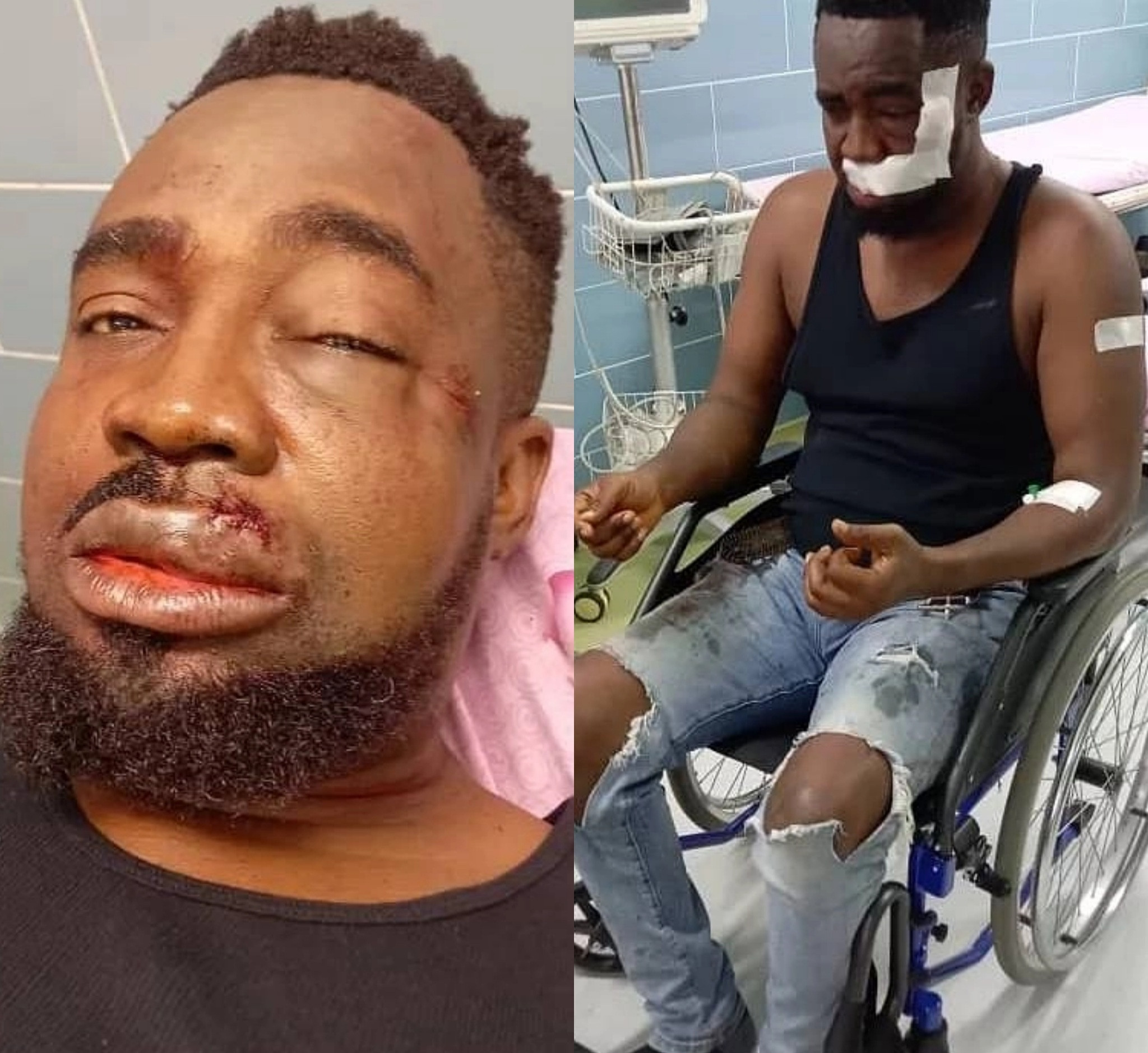 Nigerian rapper, Mr Raw survives motor accident