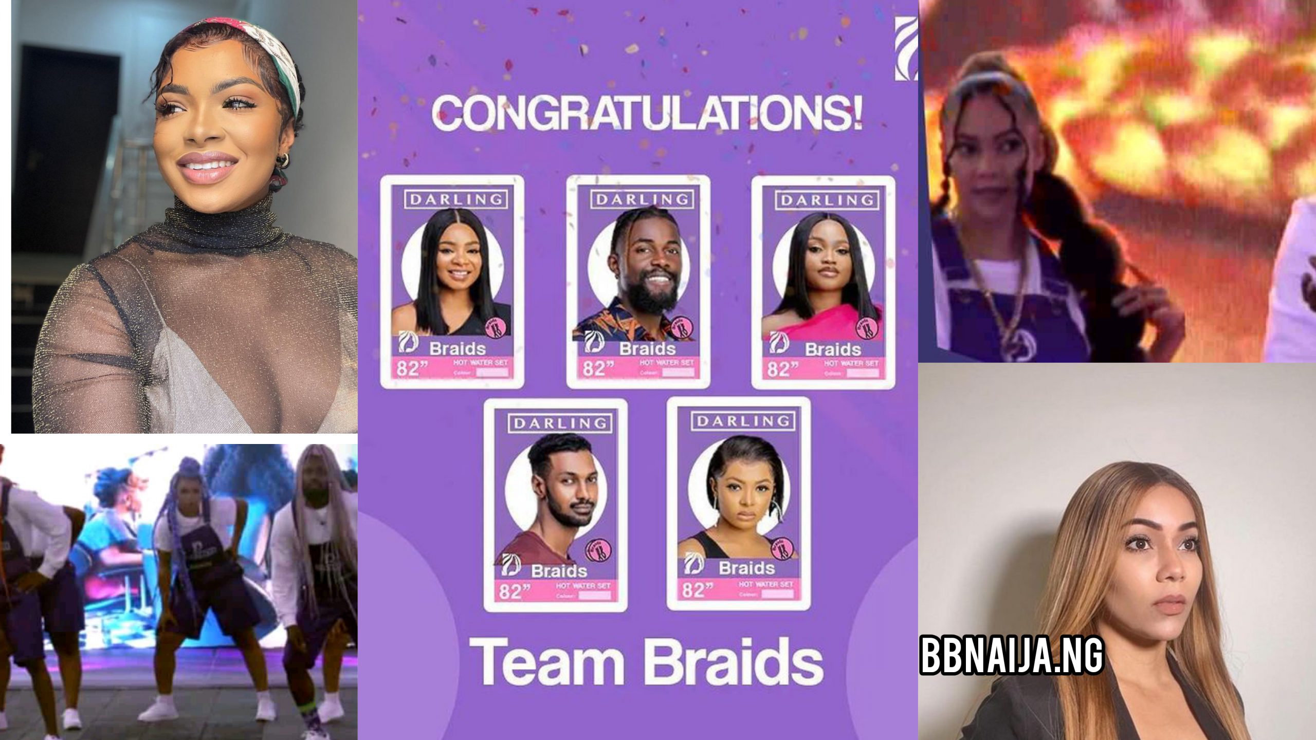 #BBNaija S6: Team braids wins 750 thousand naira each