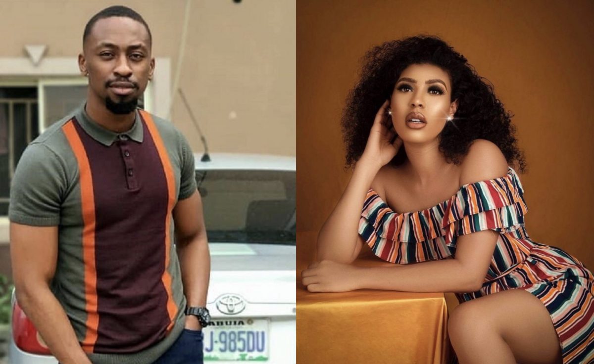 #BBNaija S6: Nini and Saga clash over relationship